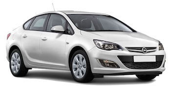 Opel Astra hyrbil