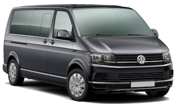 VW Caravelle hyra minibuss