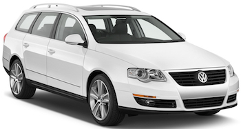 VW Passat Estate hyrbil
