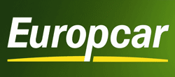 Europcar hyrbil på Bordeaux Saint Jean tågstation 