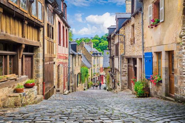 Road Trip Frankrike översikt Bretagne Dinan