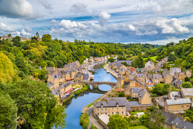 Road Trip Frankrike översikt Bretagne Dinan