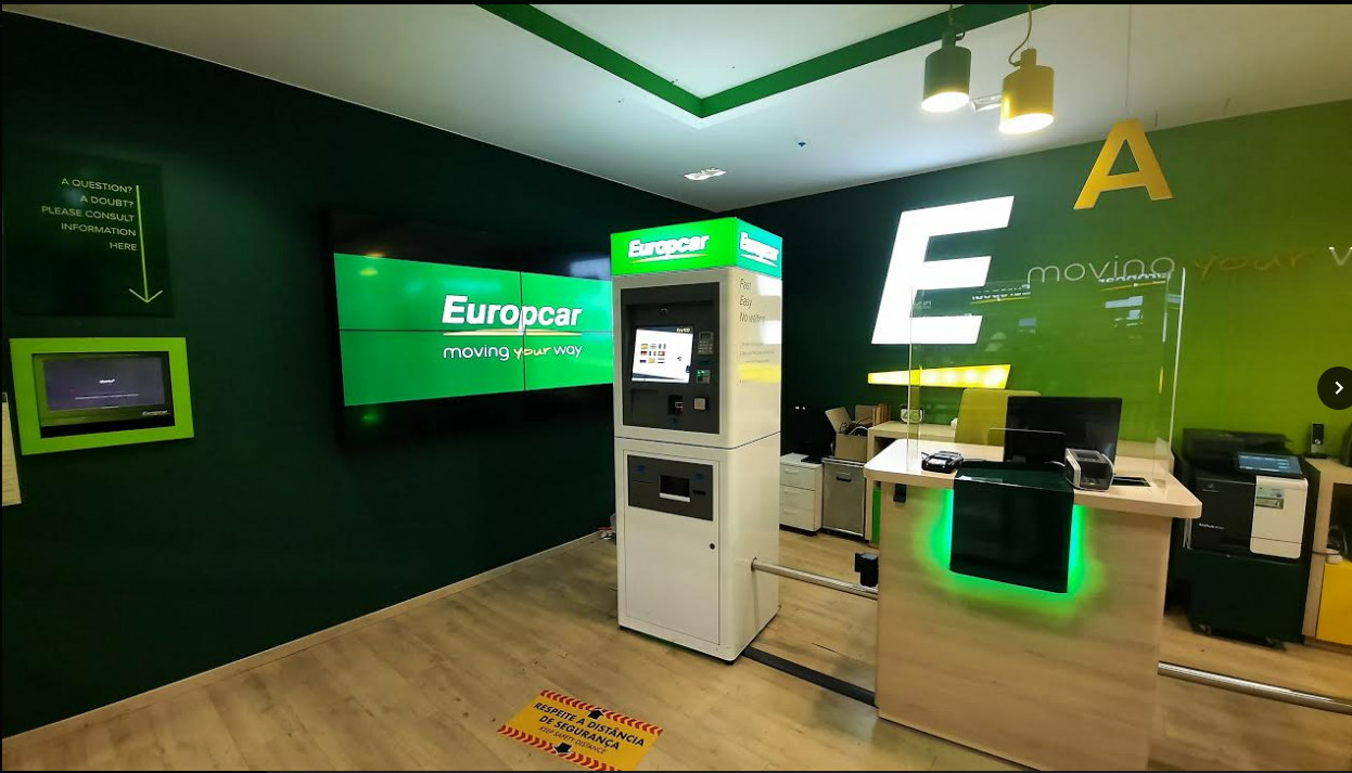 Europcar Premium Pick-Up Självbetjäningsautomater