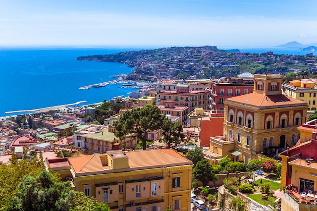 Italien Road Trip översikt Neapel