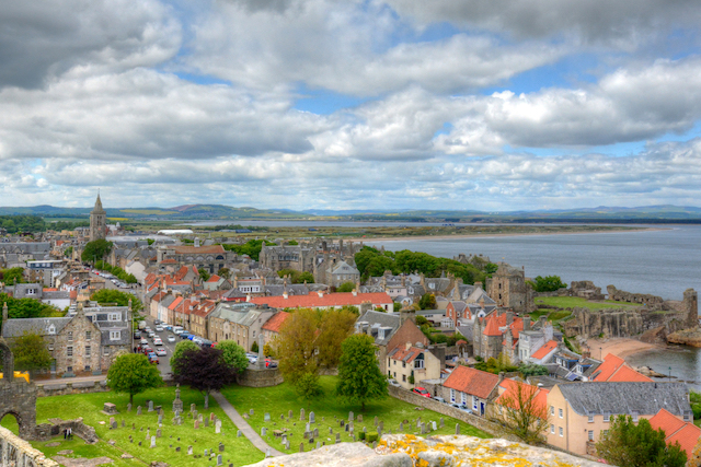 Golfrundtur Storbritannien St Andrews Skottland